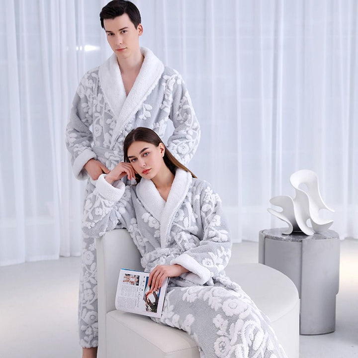 Peignoir Couple Assorti
