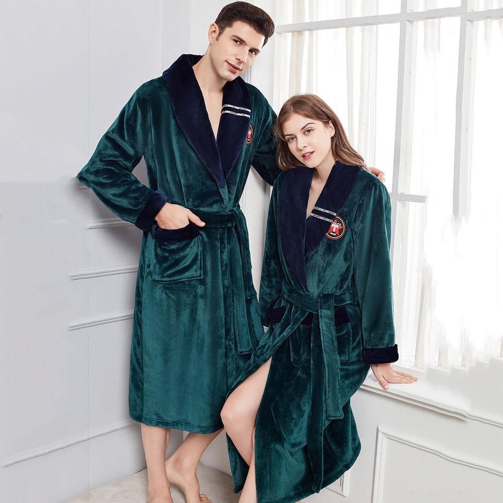 Peignoir Couple Duo