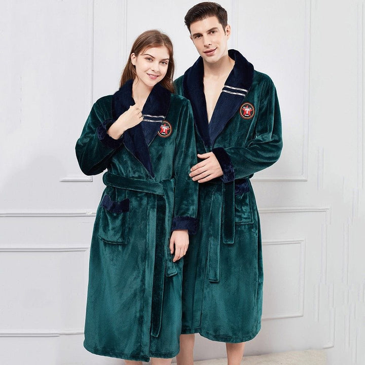 Peignoir Couple Duo