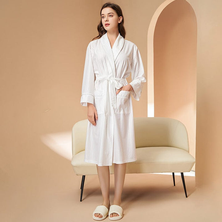 Peignoir Couple Mariage Blanc / Elle / M 40-60KG