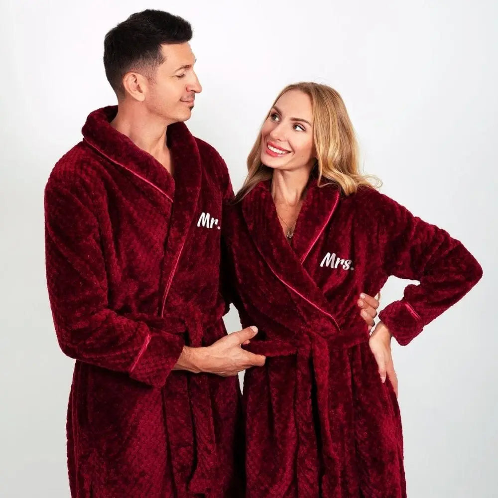 Peignoir Couple Mr Et Mrs