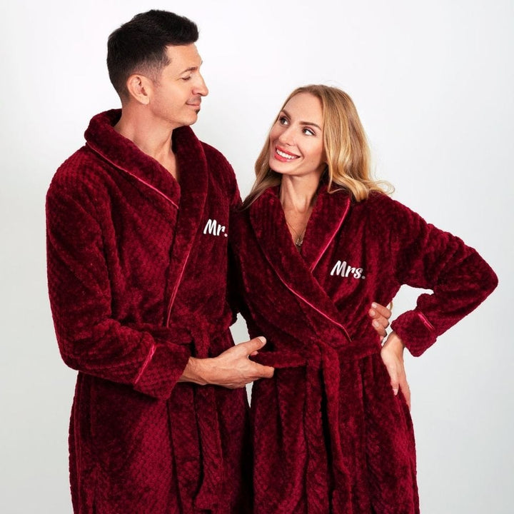 Peignoir Couple Mr Et Mrs