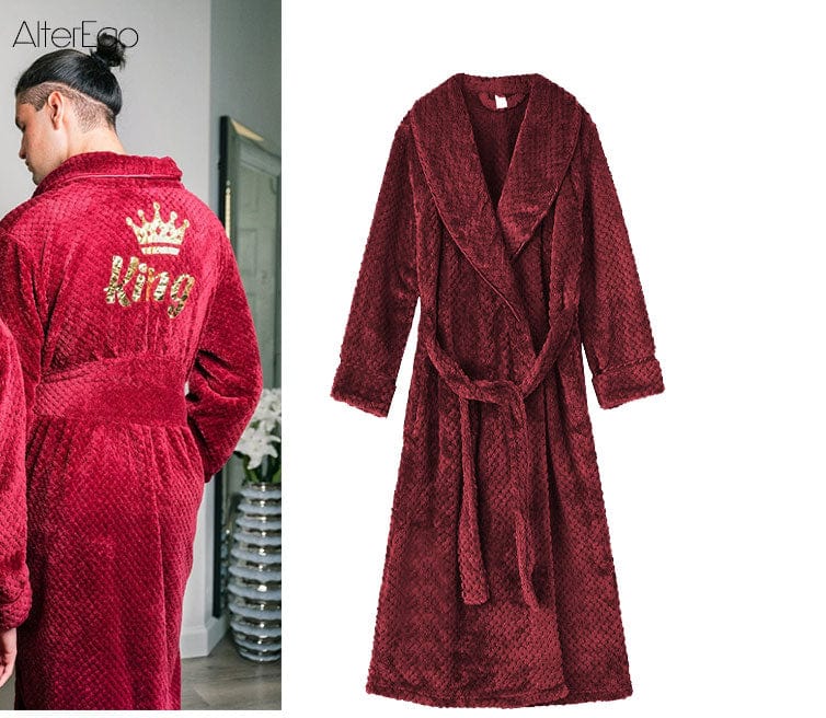 Peignoir King Queen Rouge / King / M