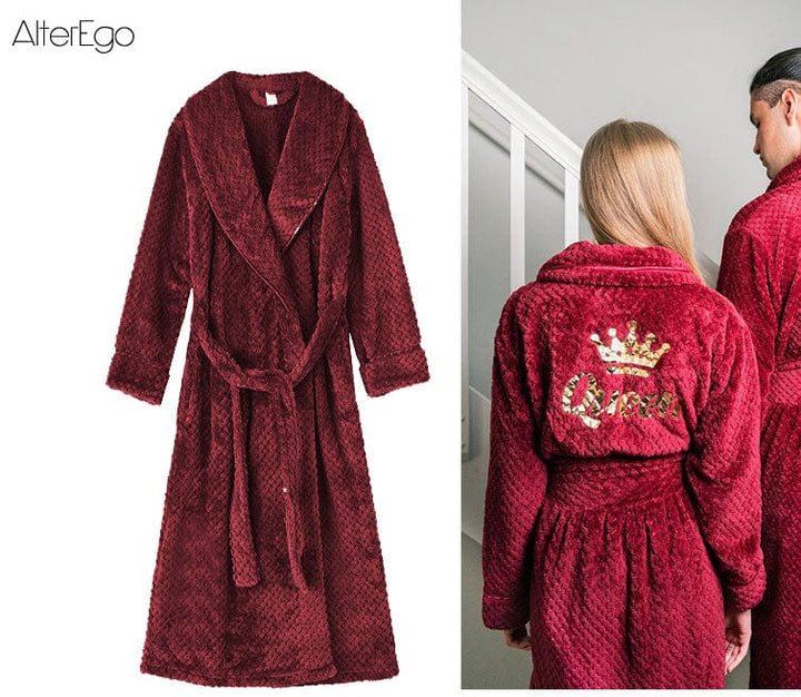 Peignoir King Queen Rouge / Queen / M