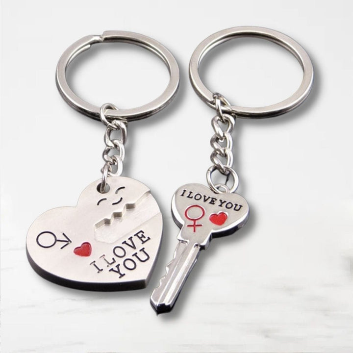 Porte Clés Amour (À Partager) Argent