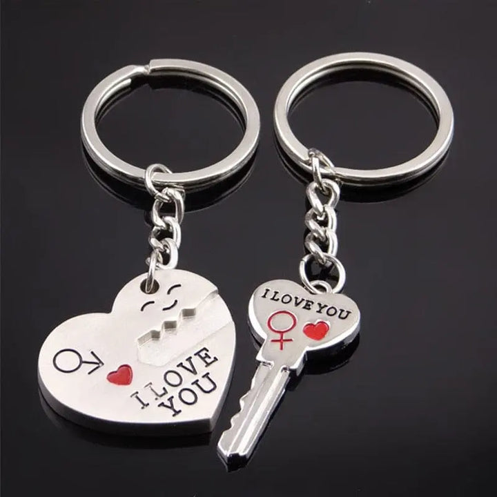Porte Clés Amour (À Partager) Argent