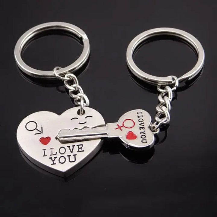 Porte Clés Amour (À Partager) Argent