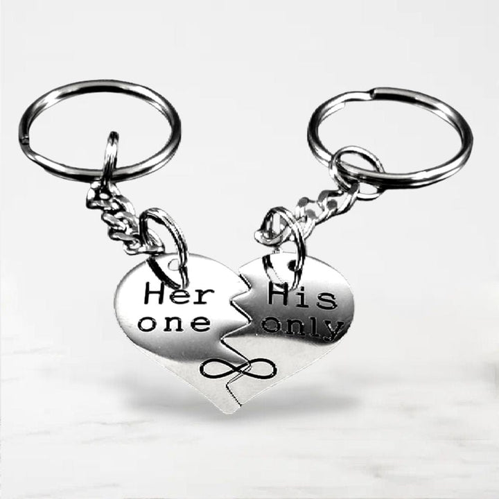 Porte Clés His Et Her Argent