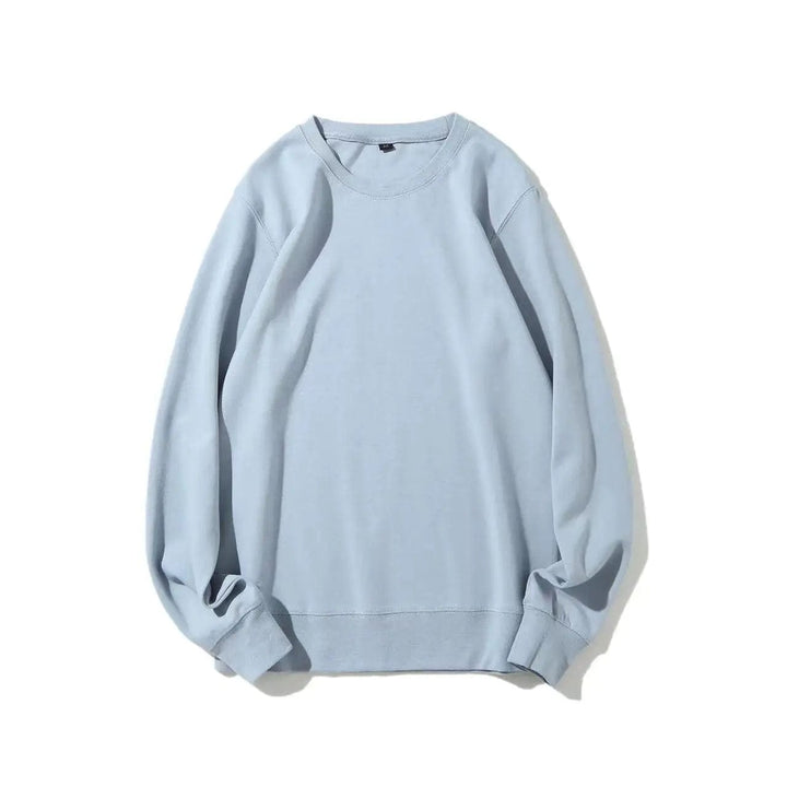 Pull Brodé Personnalisé Couple Bleu Pastel / S