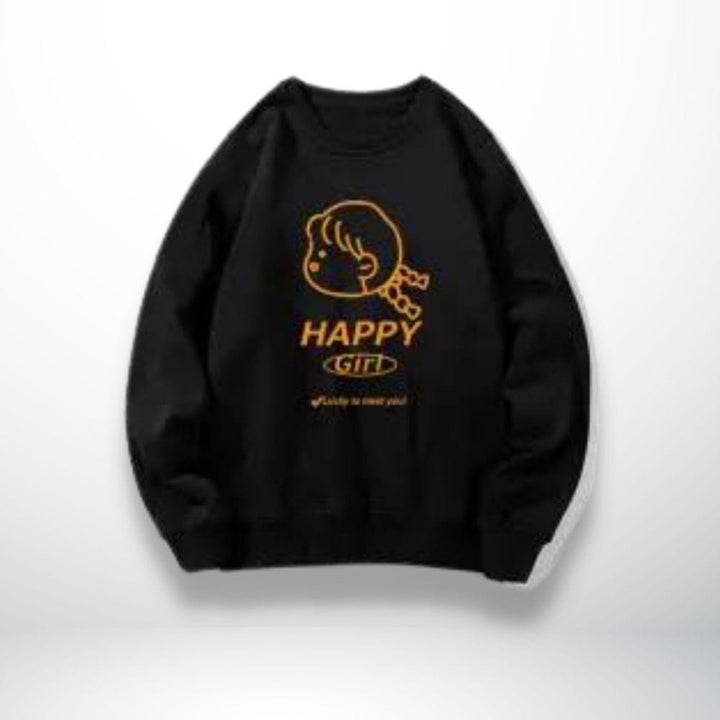 Pull Couple Accorder Noir-Happy / XXS