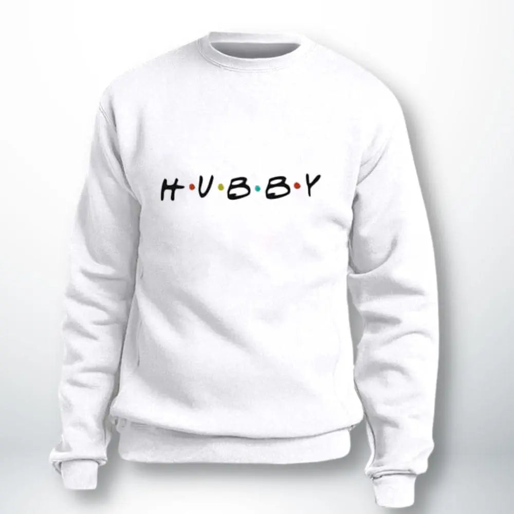 Pull Couple Assorti (Hubby & Wifey) Blanc-Hubby / XXS
