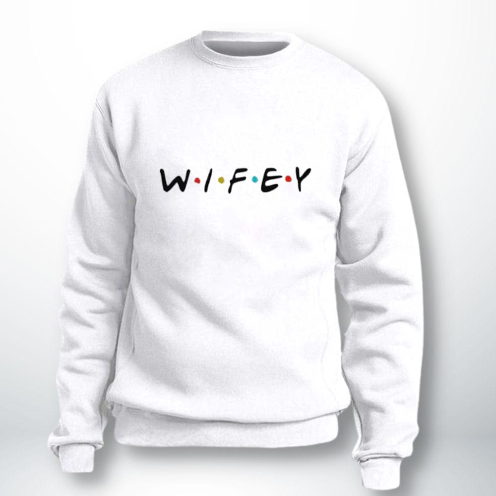 Pull Couple Assorti (Hubby & Wifey) Blanc-Wifey / XXS