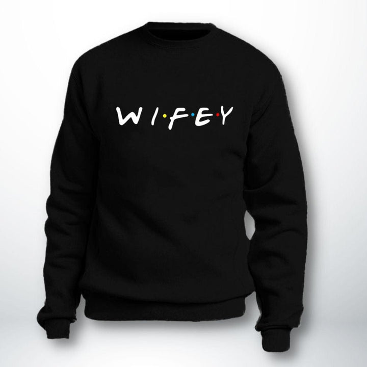 Pull Couple Assorti (Hubby & Wifey) Noir-Wifey / XXS