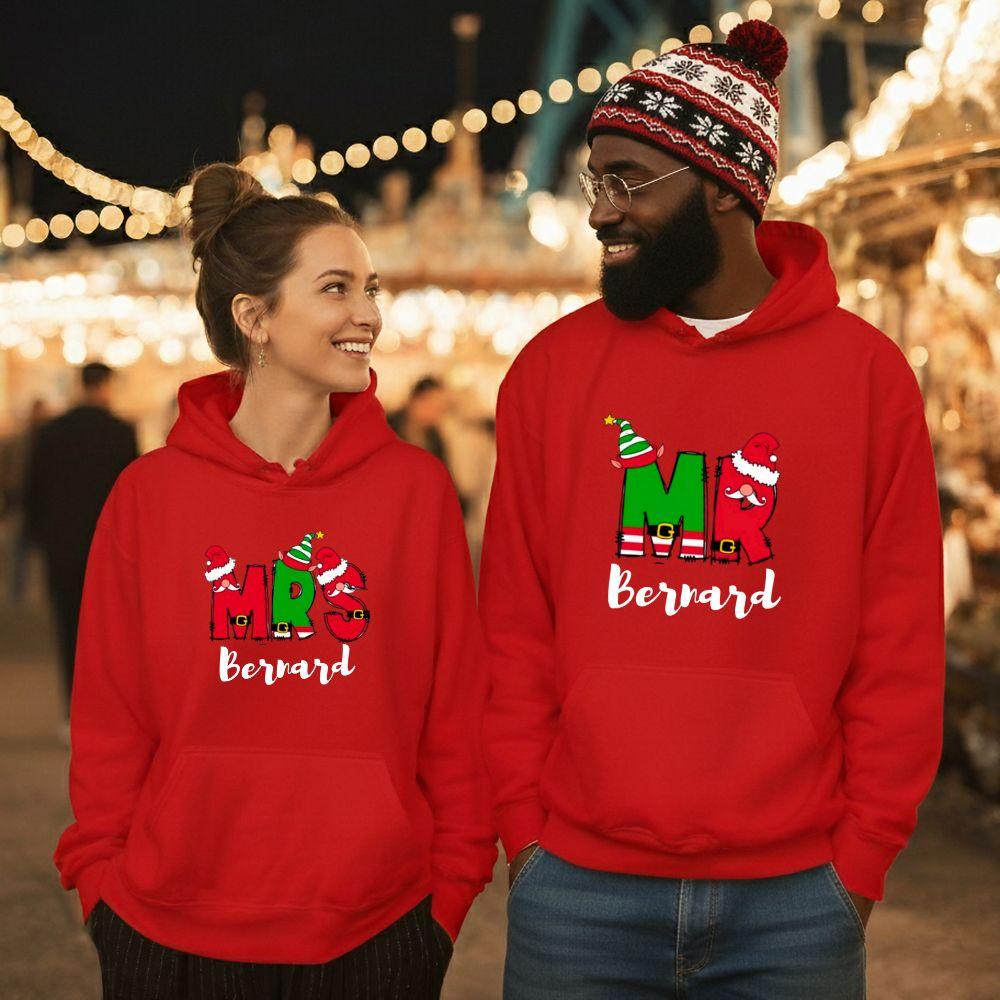 Pull Couple Assorti Mr Mrs