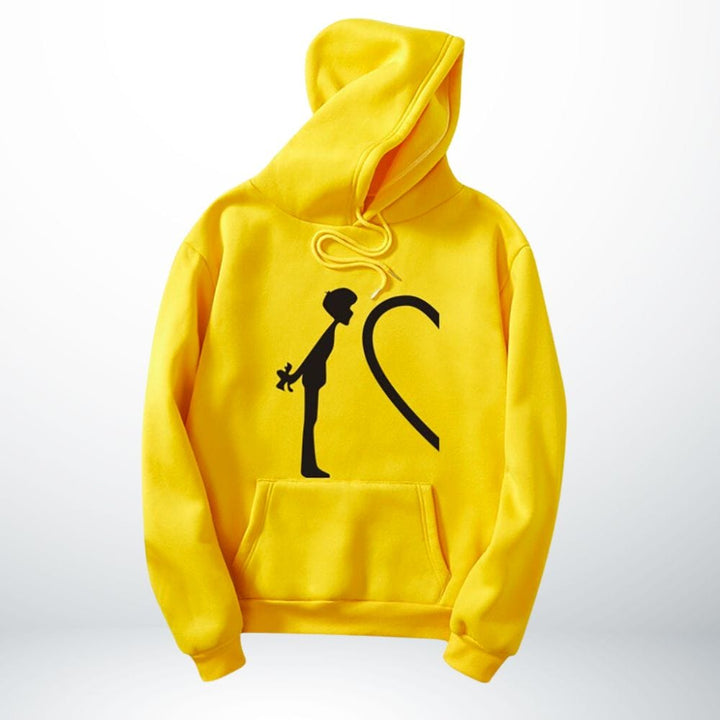 Pull Couple Coeur Jaune Pour Lui / S
