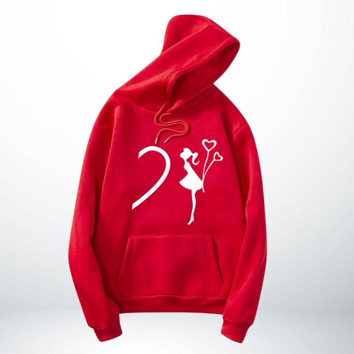Pull Couple Coeur Rouge Pour Elle / S