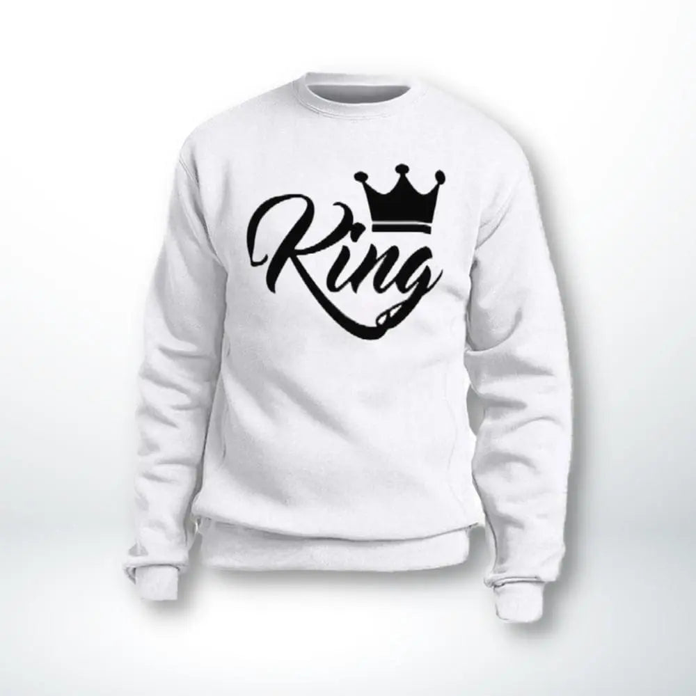 Pull Couple King Queen King-Blanc / XS