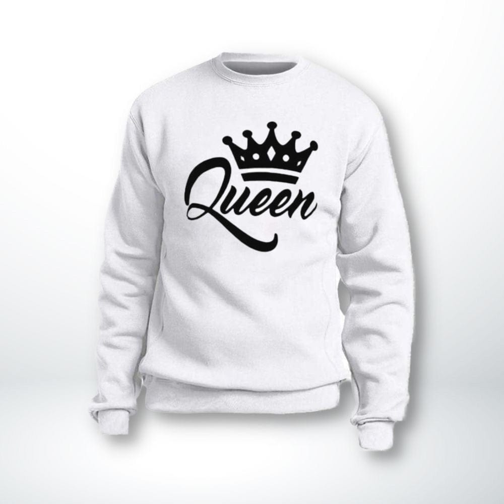 Pull Couple King Queen Queen-Blanc / XS