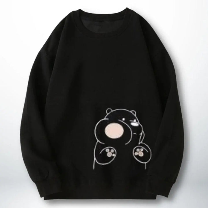 Pull Couple Unisex Noir-1 / XXS