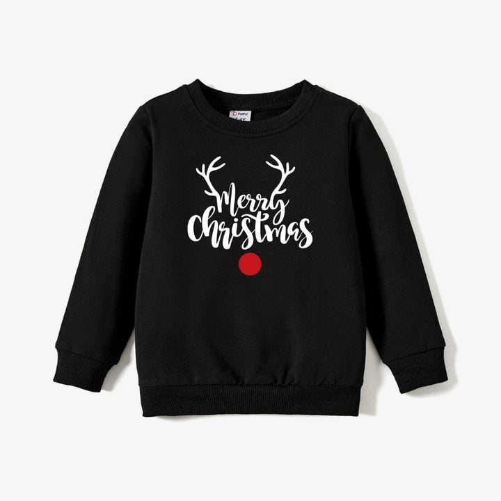 Pull De Noel bébé Et Parents Black / Enfant 2Ans