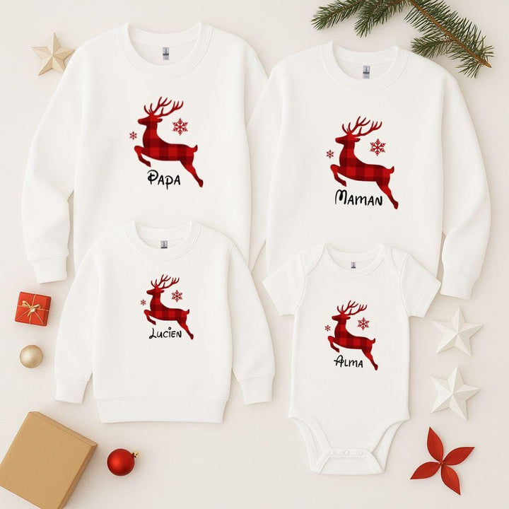 Pull De Noel Famille Avec Bébé