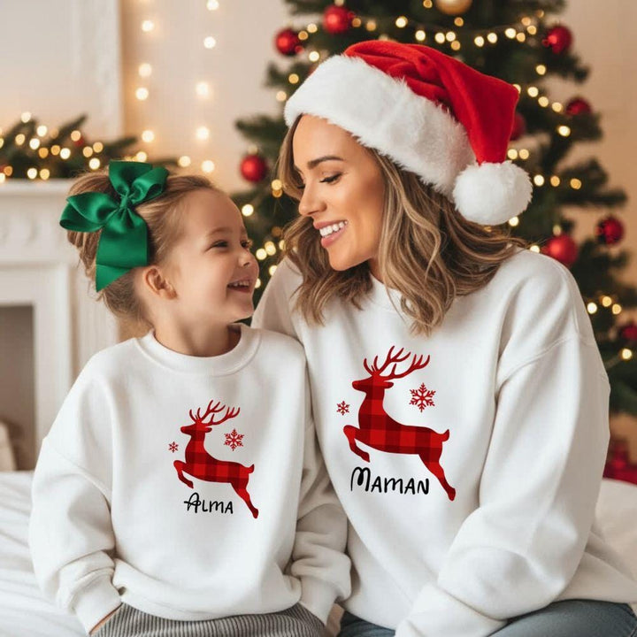 Pull De Noel Famille Avec Bébé