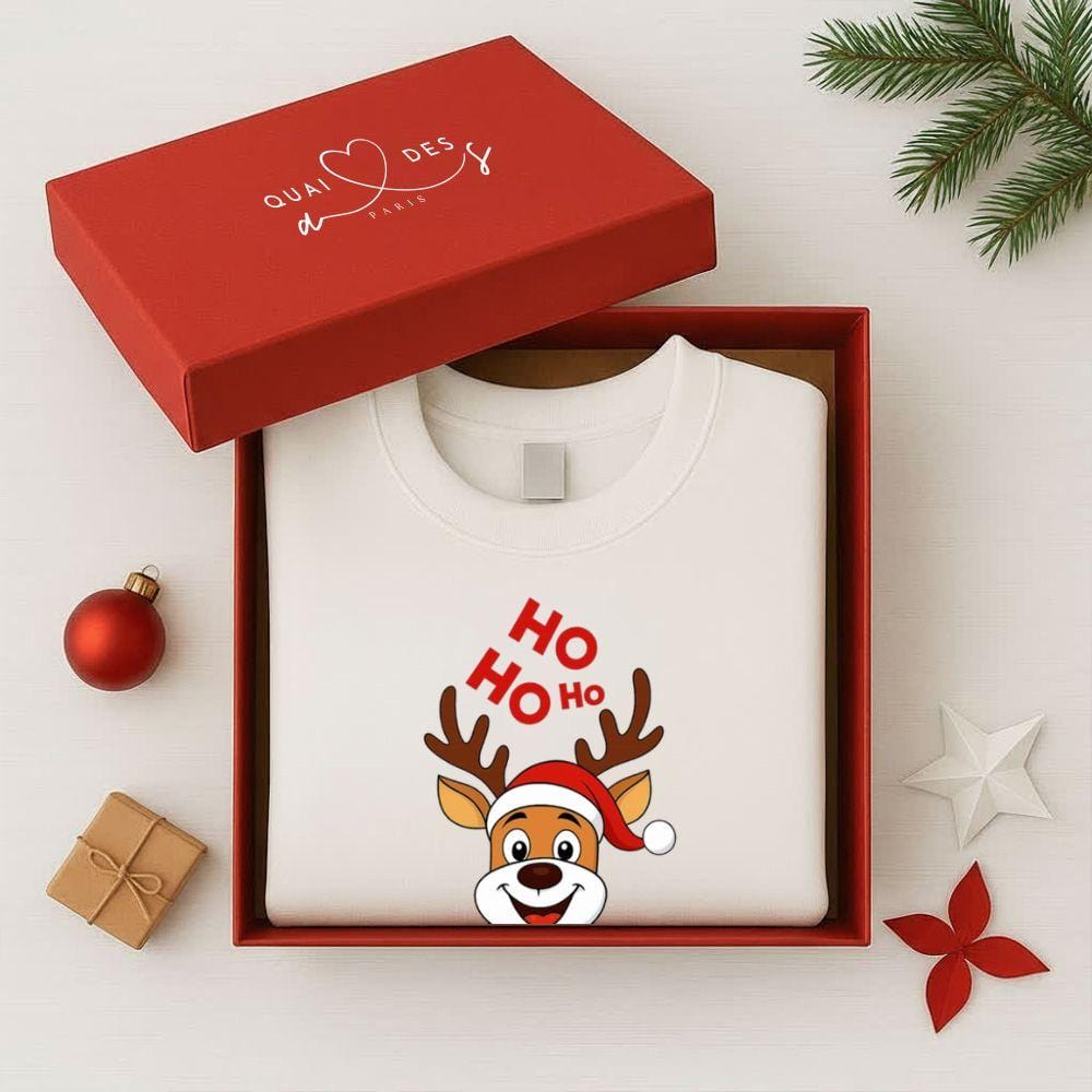 Pull de Noel famille personnalisé