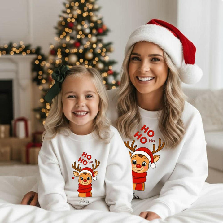 Pull de Noel famille personnalisé