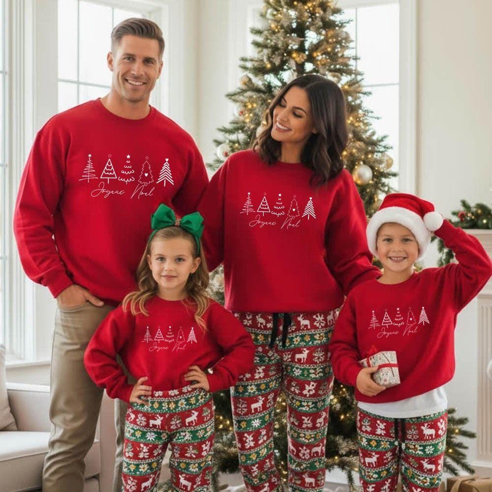 Pull De Noel mère Fille