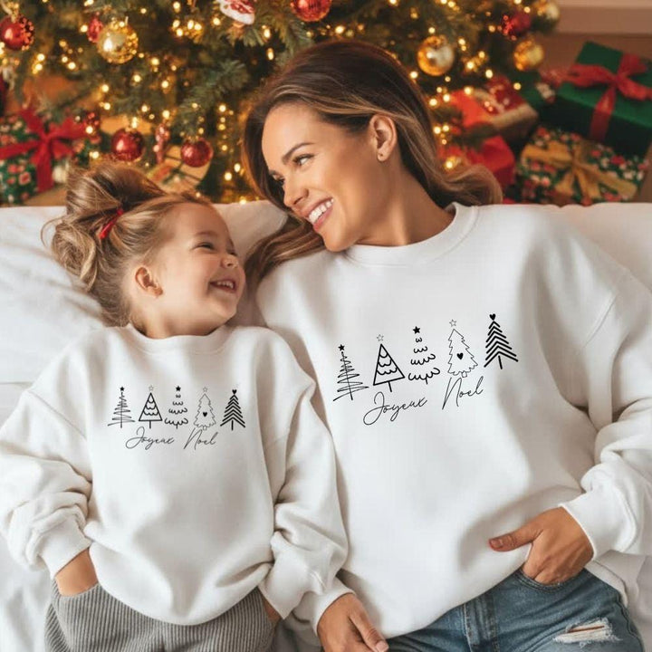 Pull De Noel mère Fille