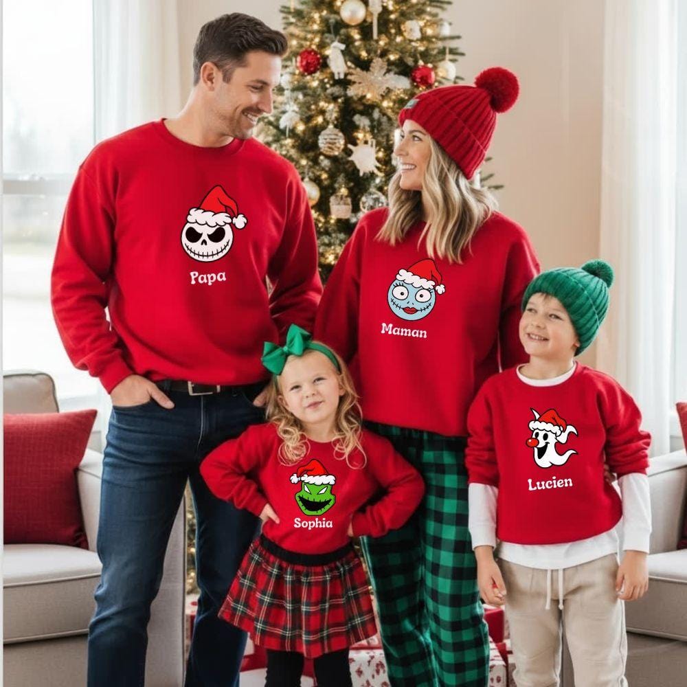 Pull de Noel moche pour toute la famille – Quai Des Amours