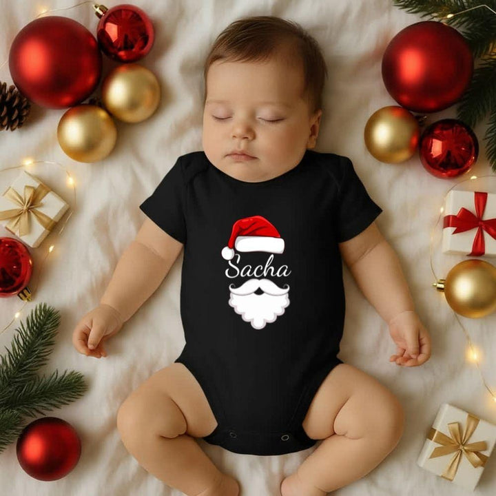 Pull De Noel Papa Et Garçon