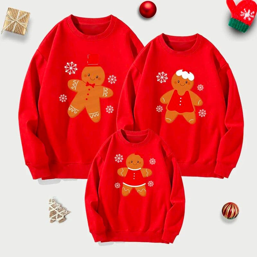 Rouge / Maman XS Pull de Noel Famille