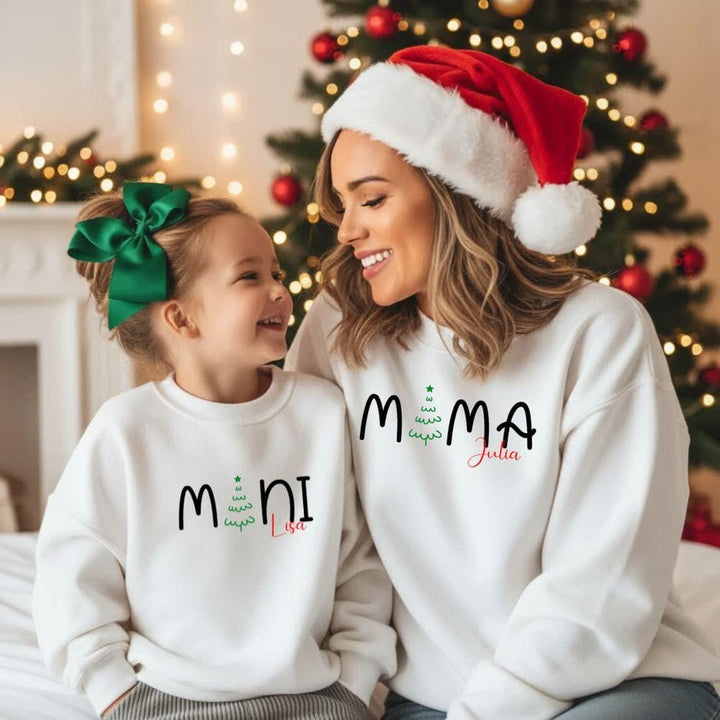 Pull de Noël parents enfants