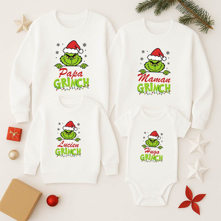 Pull Famille Noel Bébé Fille Maman Et Papa