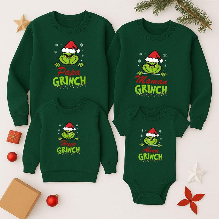 Pull Famille Noel Bébé Fille Maman Et Papa