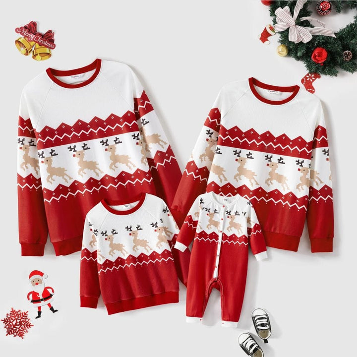 Pull Famille Noel Bébé Fille Maman Et Papa