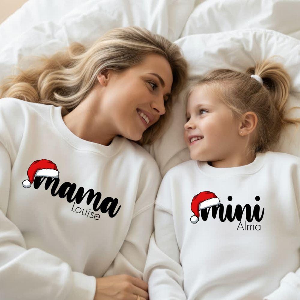 Pull Noel Assorti Parent Enfant