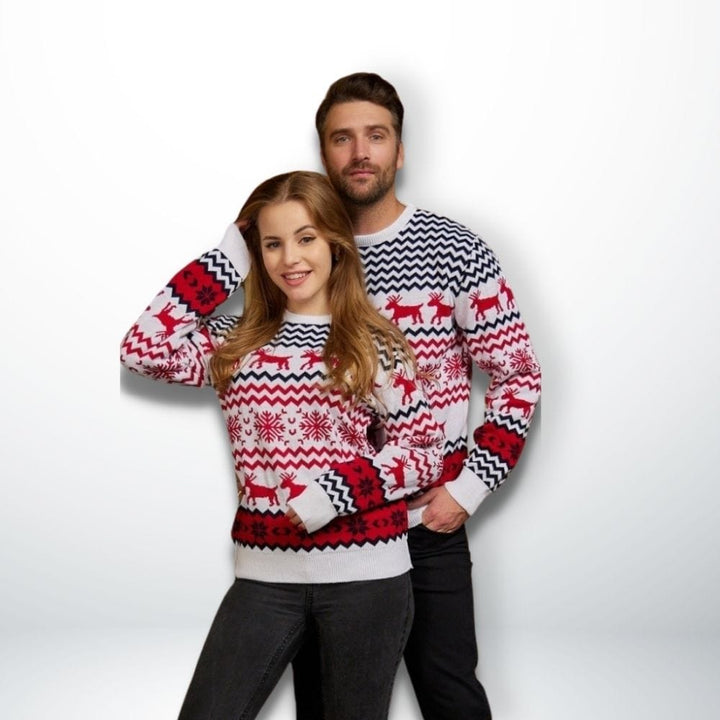 Pull Noel Couple Assorti