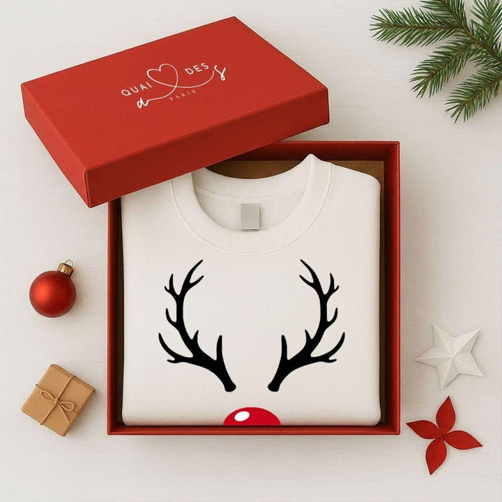 Pull Noel Renne Famille