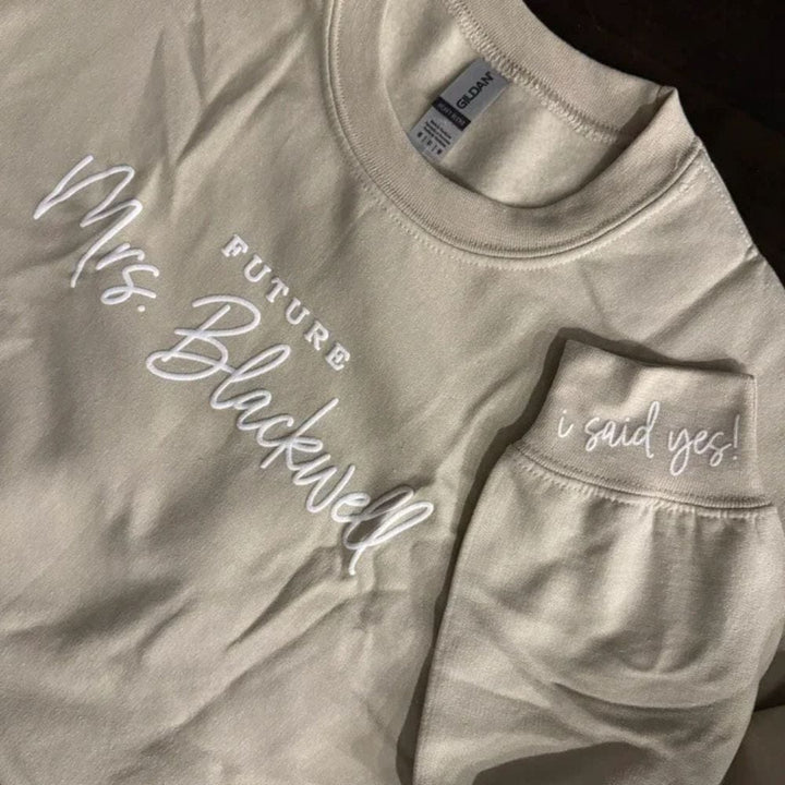 Pull Personnalisé Couple Amoureux
