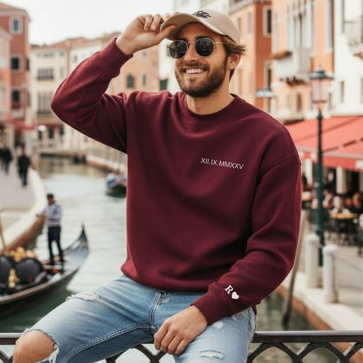 Pull Personnalisé Couple Broderie