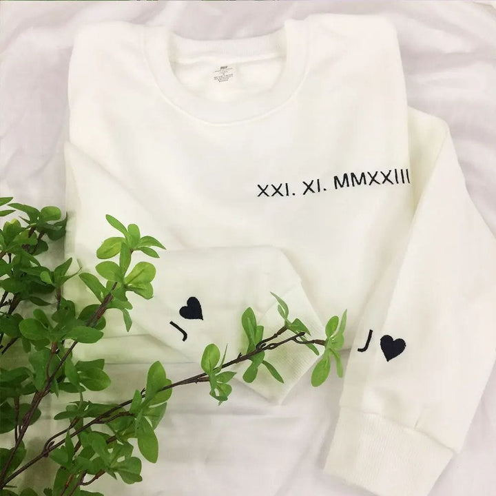 Pull Personnalisé Couple Broderie