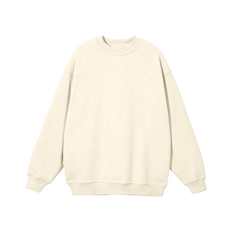 Pull Personnalisé Couple Broderie Beige / S