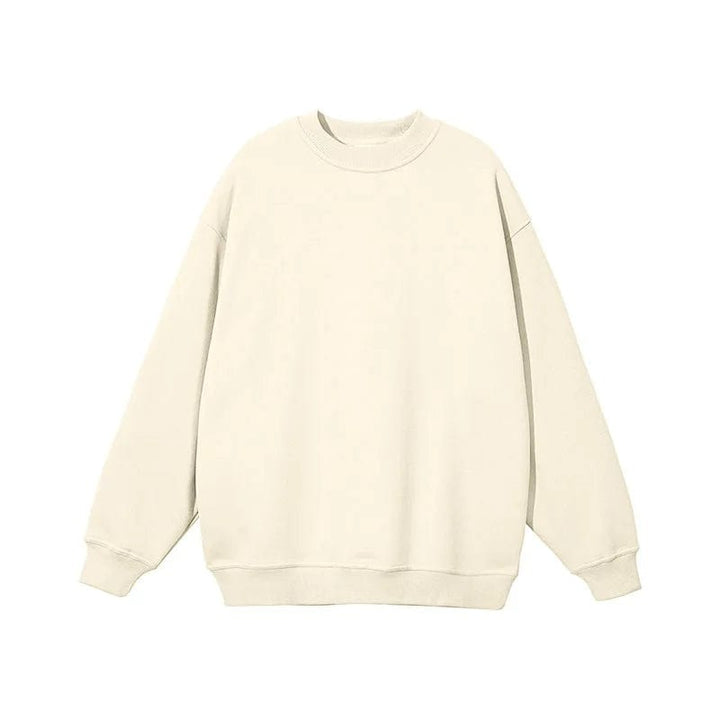 Pull Personnalisé Couple Broderie Beige / S