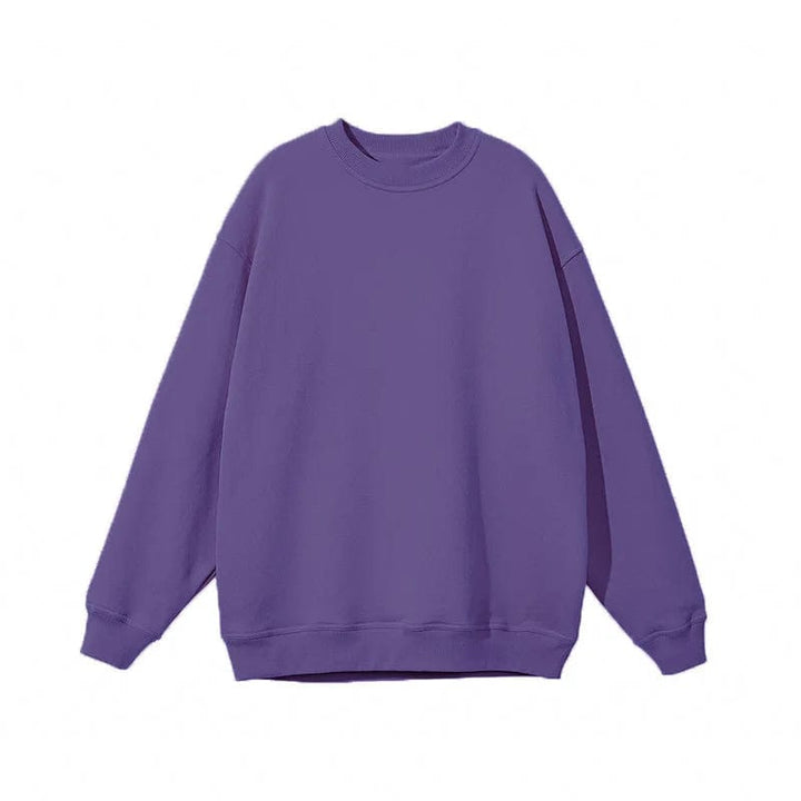 Pull Personnalisé Couple Broderie Violet / S
