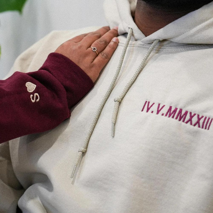 Pull Personnalisé Couple Date