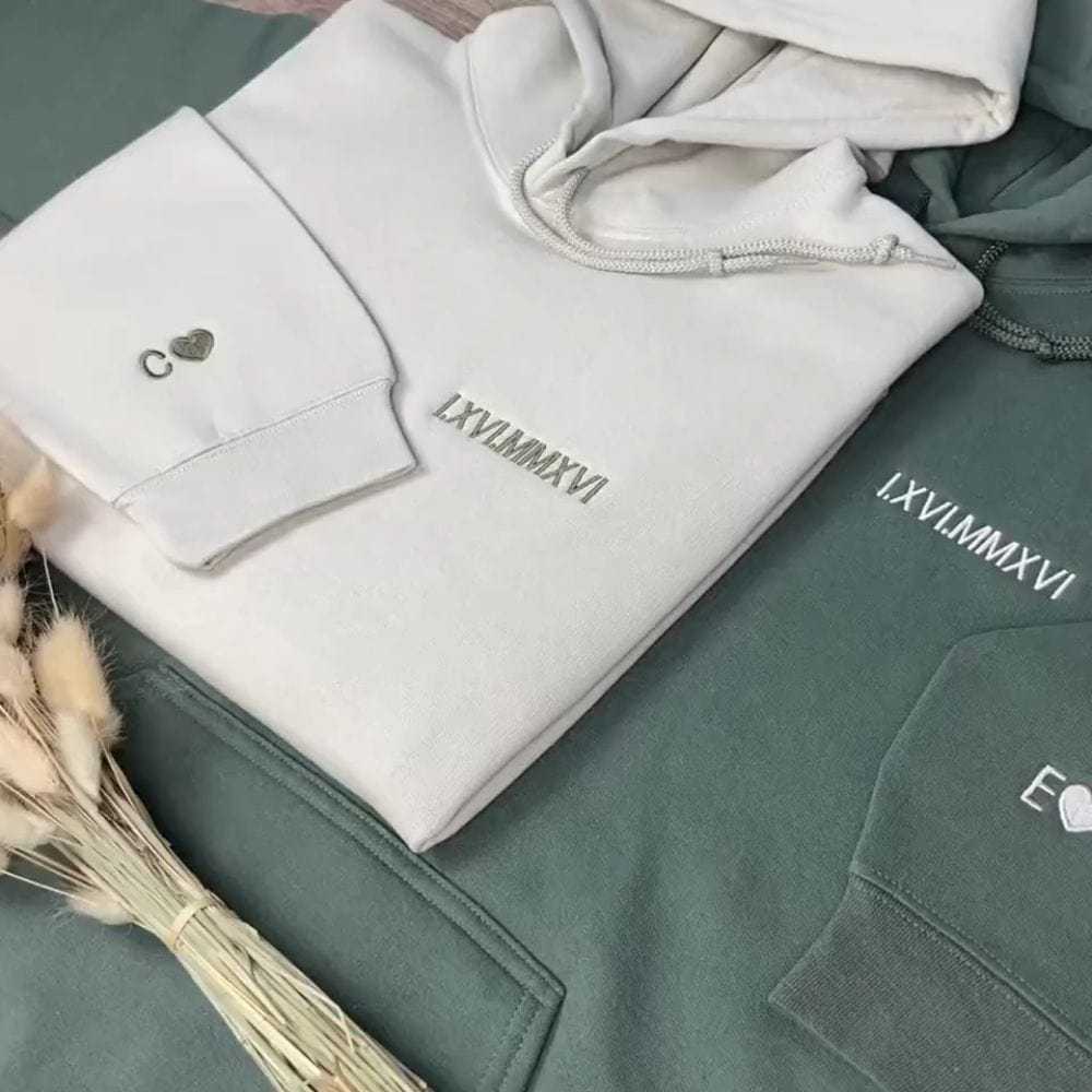 Pull Personnalisé Couple Date