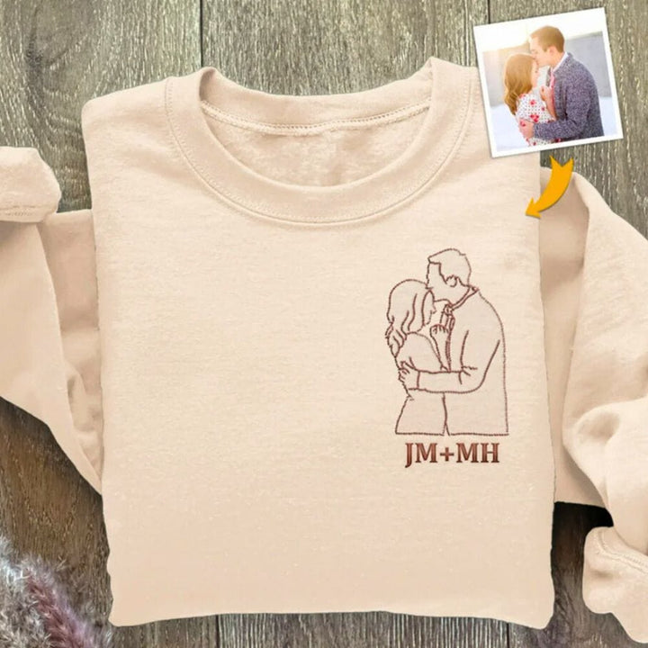 Pull Personnalisé Couple Photo