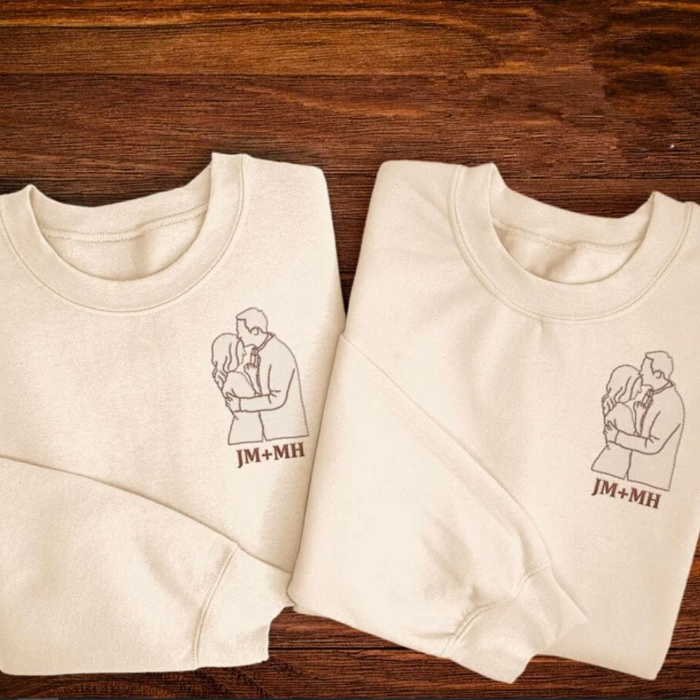 Pull Personnalisé Couple Photo